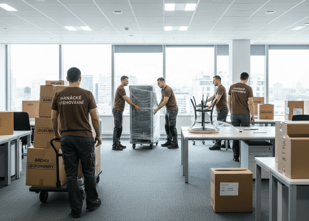 Stěhování firem a kanceláří